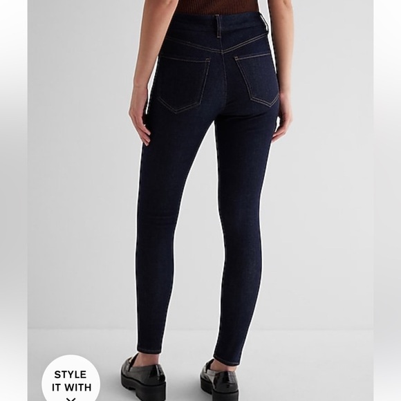 [Express] NWT Mid Rise Rinse FlexX Skinny Jeans - Picture 2 of 5